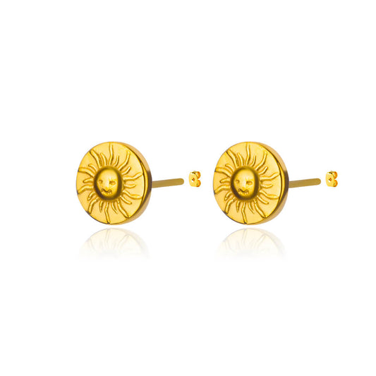 Aretes inox chapado 440
