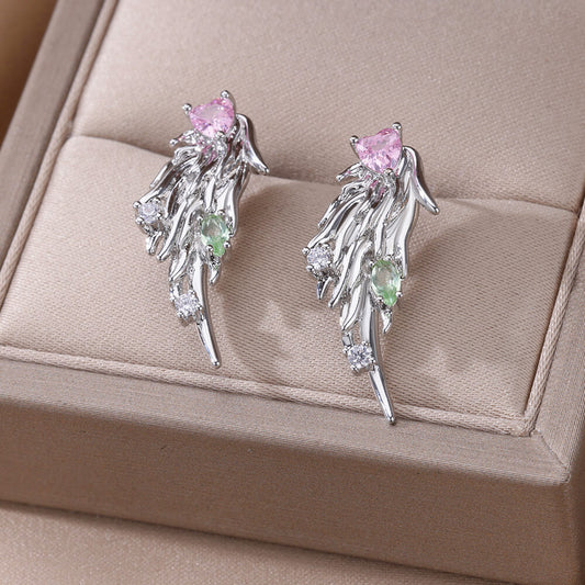 Aretes inox chapado 146