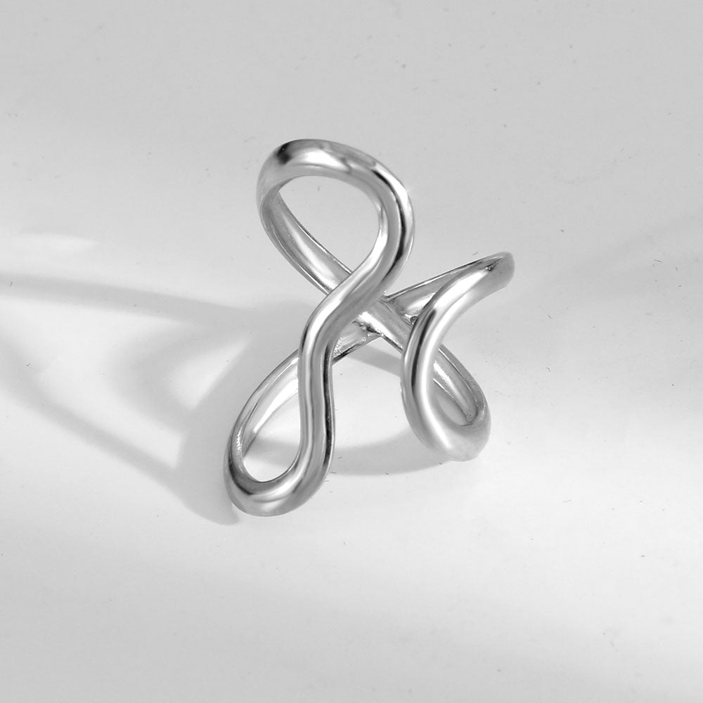 Anillo inox chapado 109