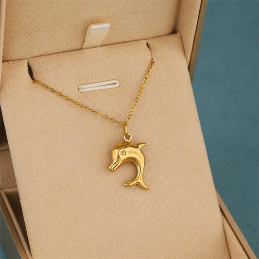 Collar inox chapado 136
