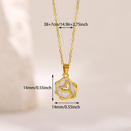 Collar inox chapado 134