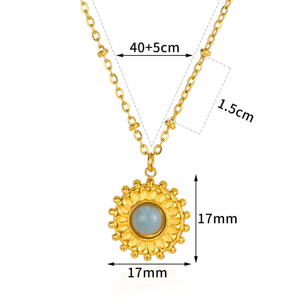 Collar inox chapado 325