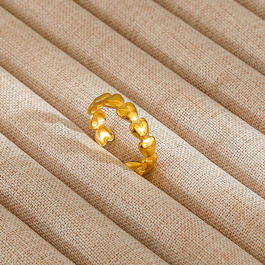 Anillo inox chapado 89