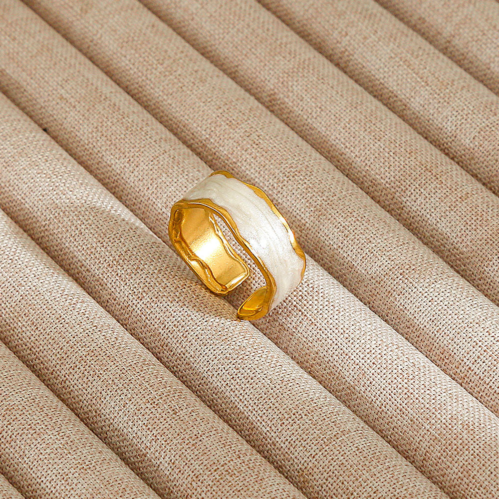 Anillo inox chapado 100