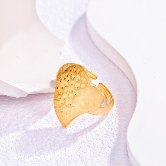 Anillo inox chapado 23