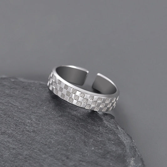Anillo inox chapado 31