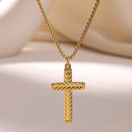 Collar inox chapado 280