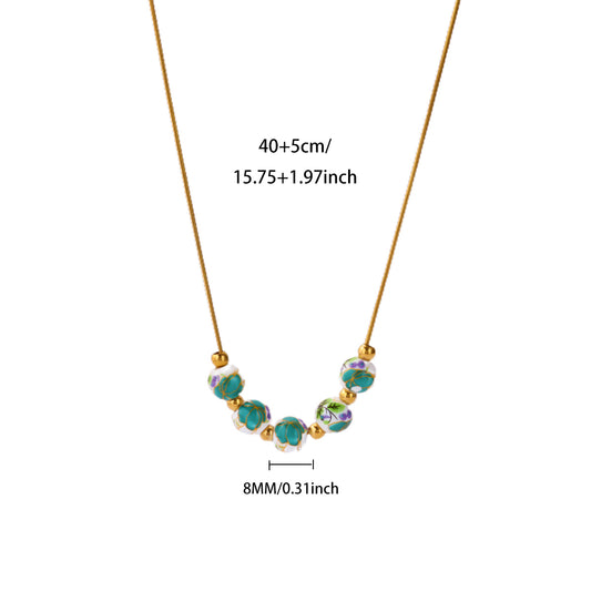 Collar inox, chapado 463