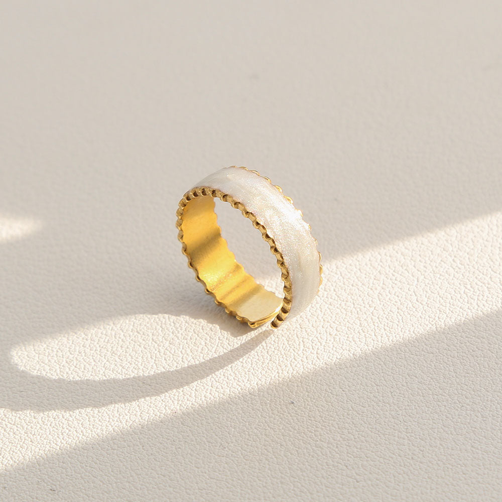 Anillo inox chapado 164