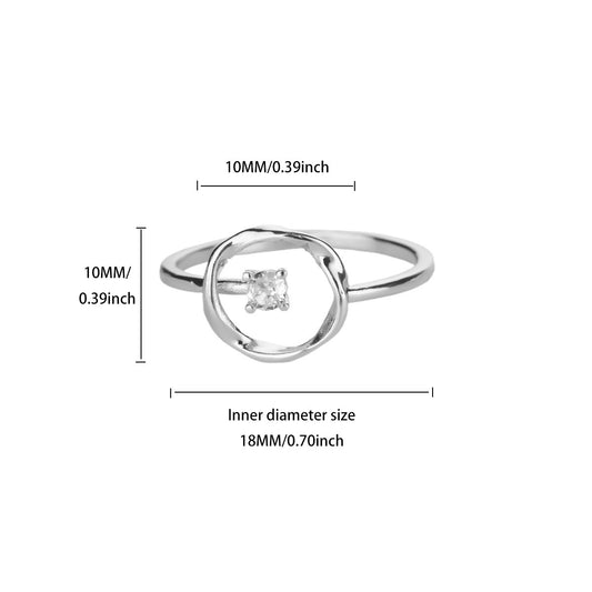Anillos inox chapado 244