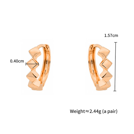 aretes inox, chapado 870