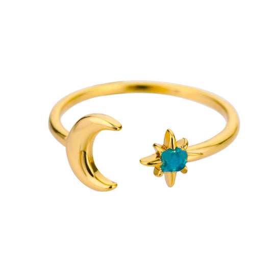 Anillo inox chapado 117