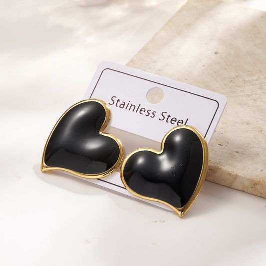 Aretes inox chapado 151