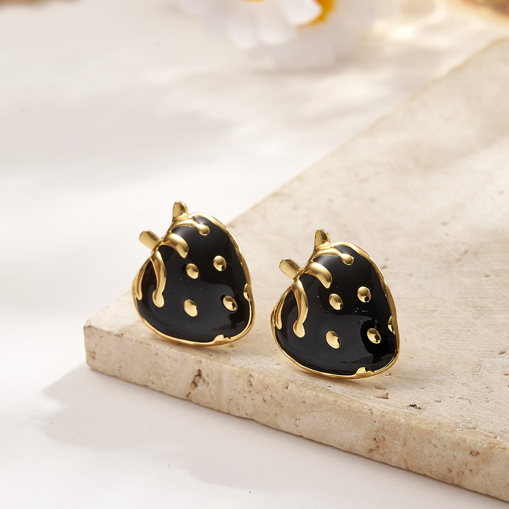 Aretes inox chapado 232