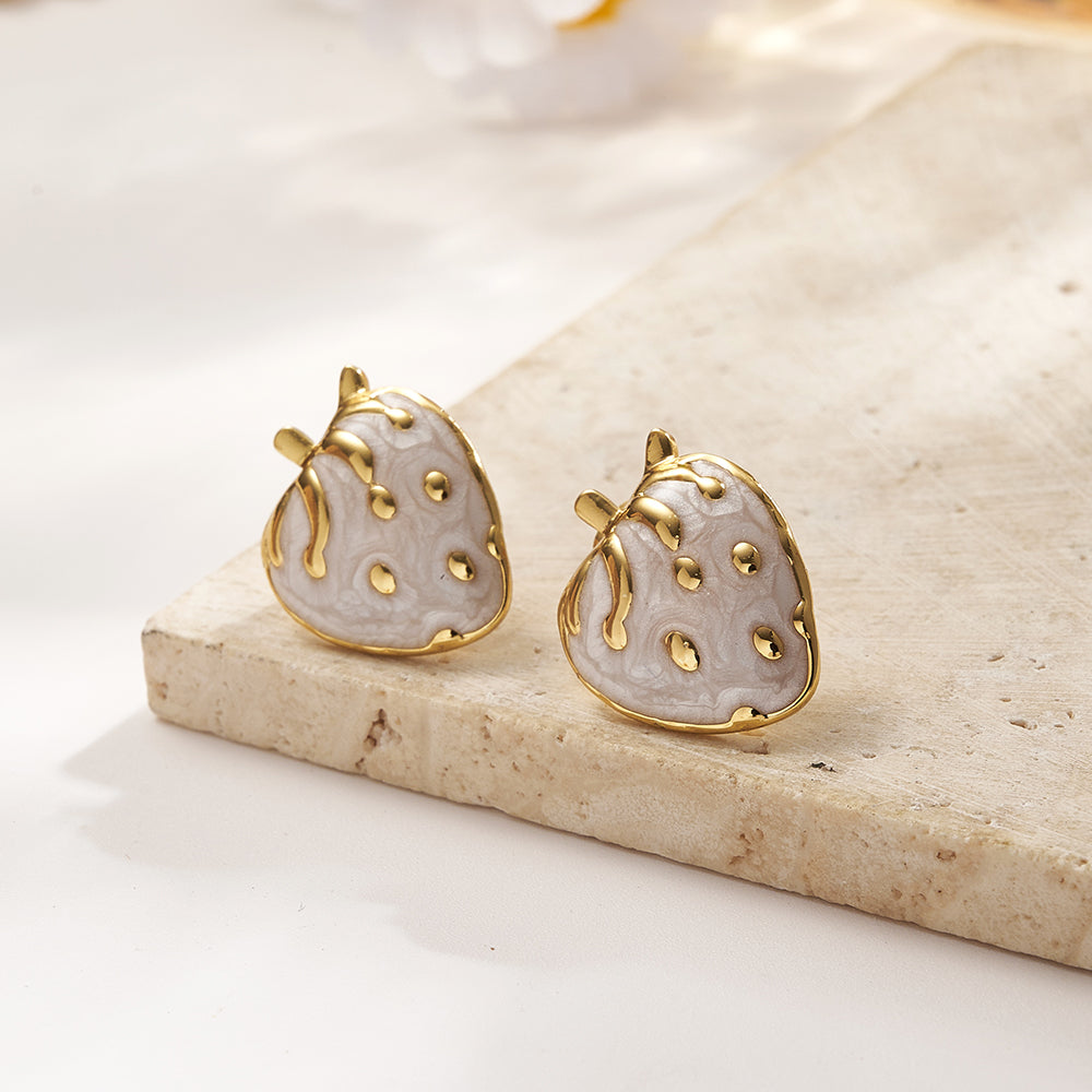 Aretes inox chapado 350