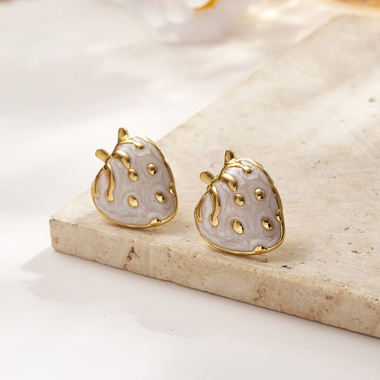 Aretes inox chapado 350