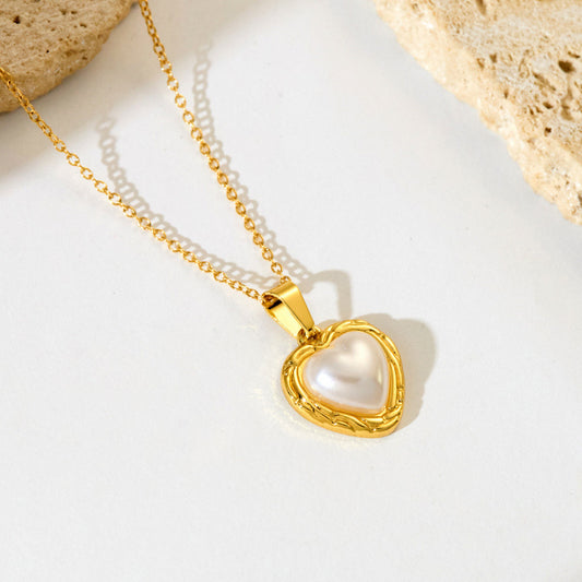 Collar inox chapado 16