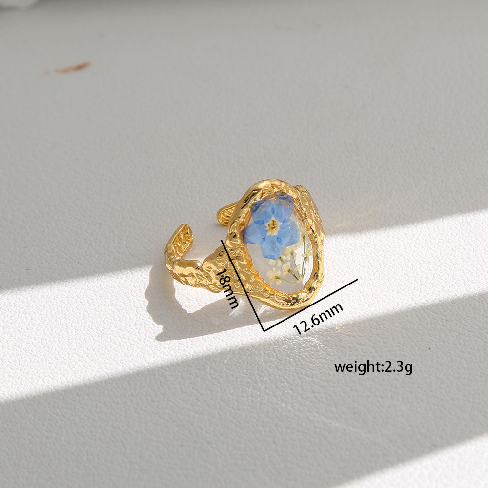 Anillo inox chapado 94