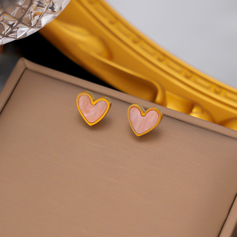 Aretes inox, chapado 1065