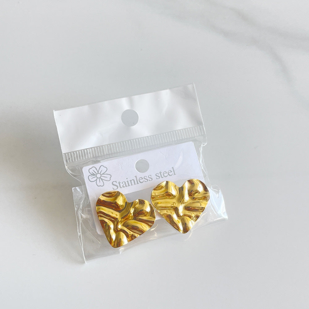 Aretes inox chapado 299