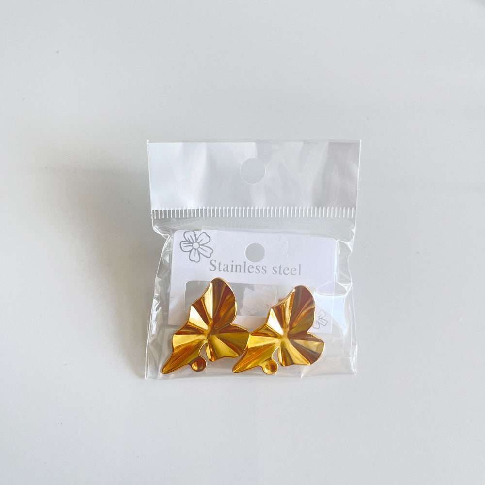 Aretes inox chapado 279