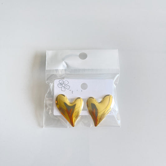 Aretes inox chapado 280