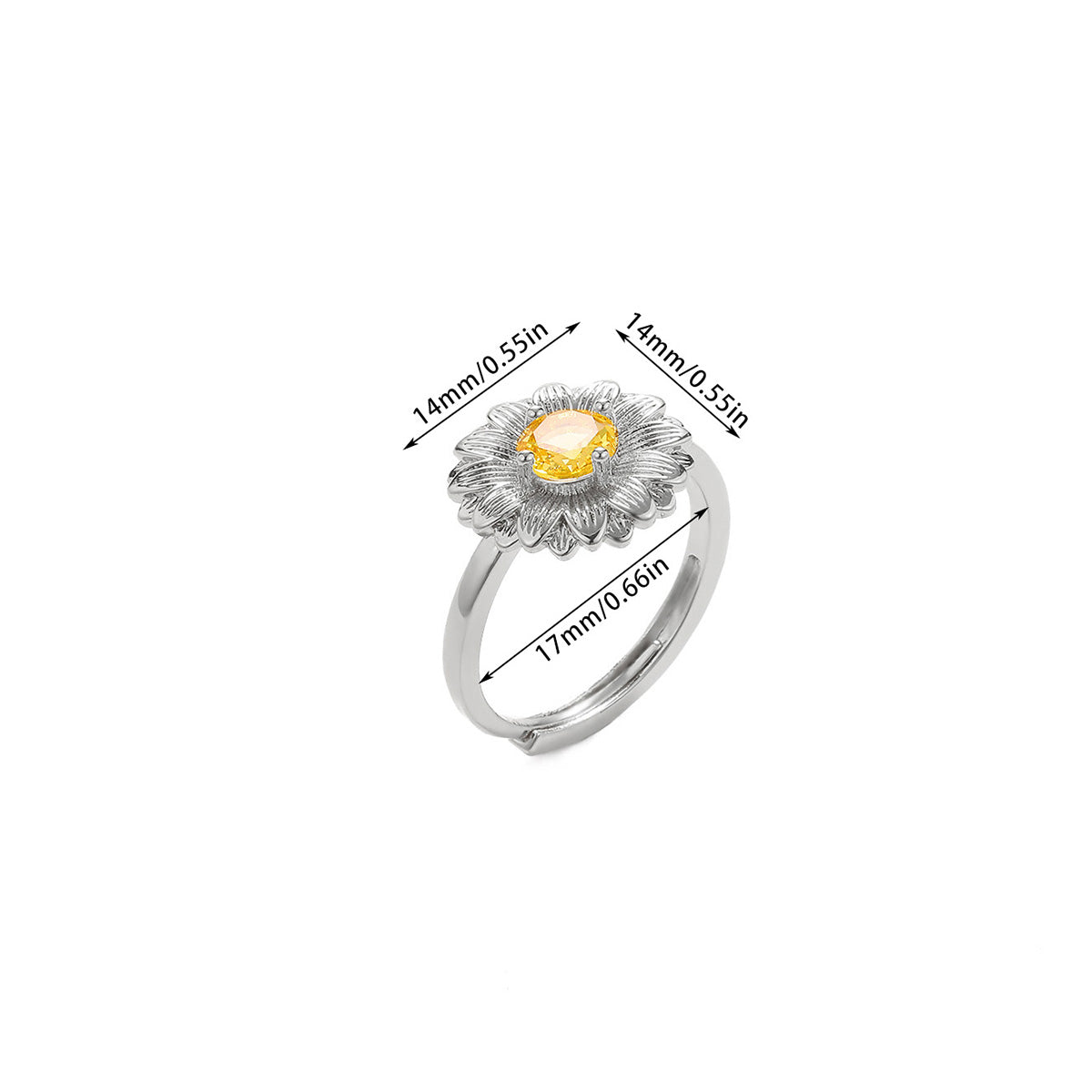 Anillos inox chapado 263