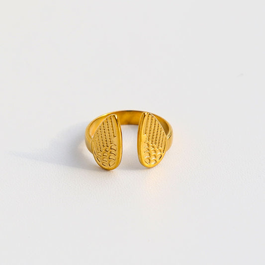 Anillo inox chapado 149