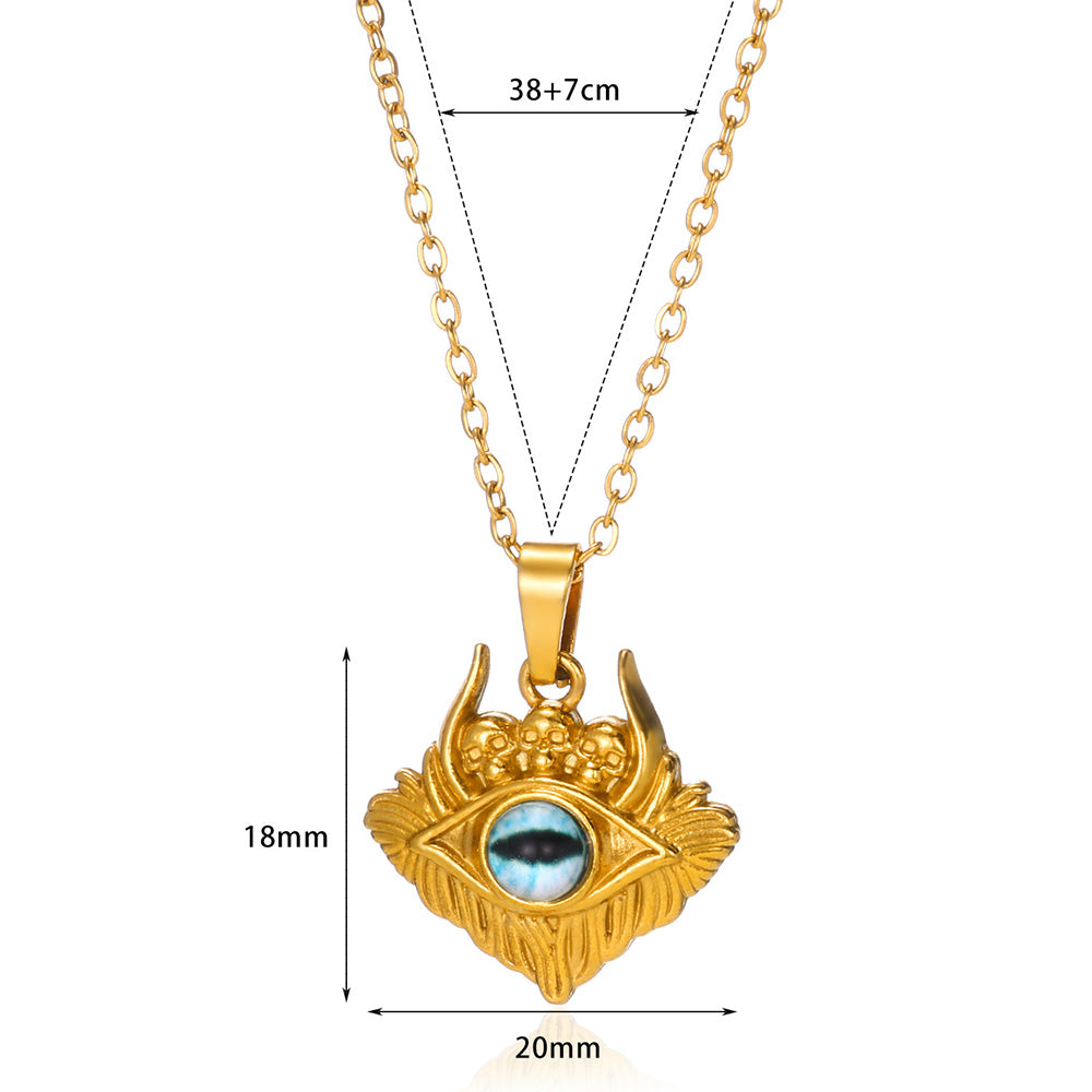 Collar inox chapado 116