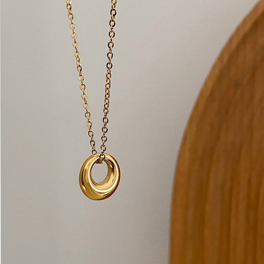 Collar inox chapado 118