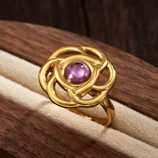 Anillo inox, chapado 182