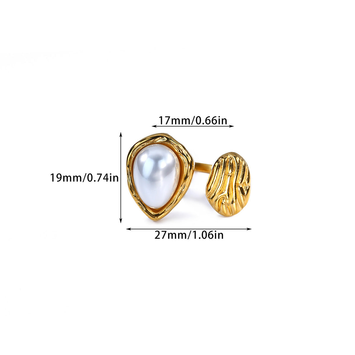 Anillos inox chapado 294