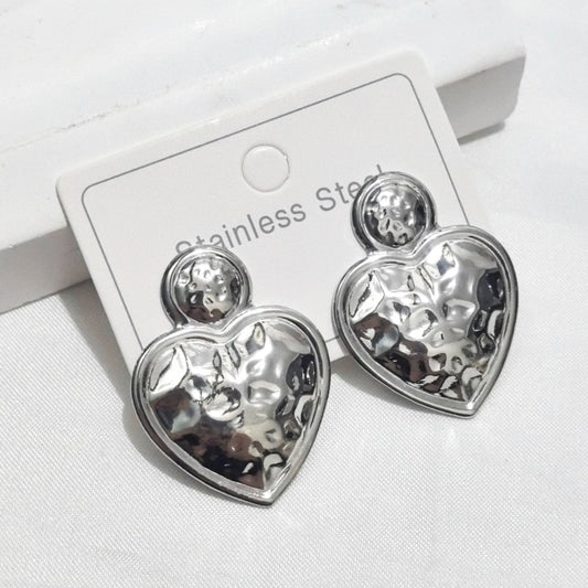 Aretes inox chapado 551