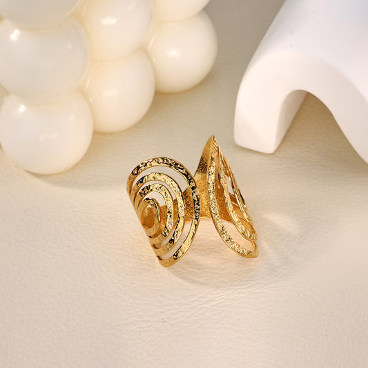 Anillos inox chapado 215