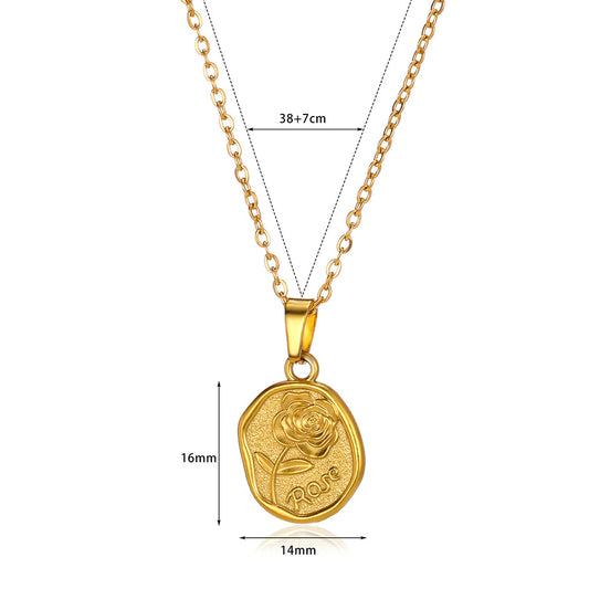 Collar inox chapado 190