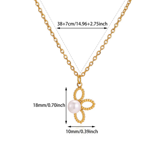 Collar inox chapado 49