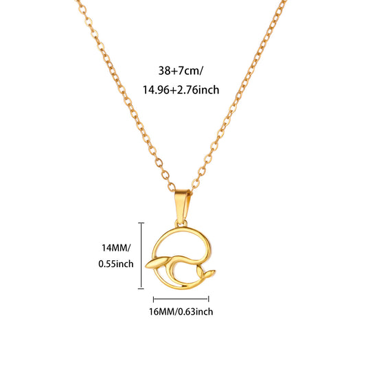 Collar inox chapado 129