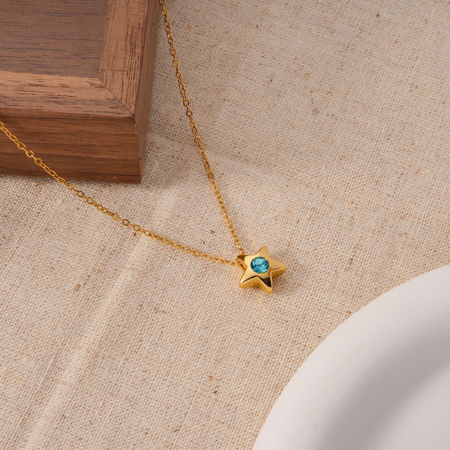 Collar inox chapado 103