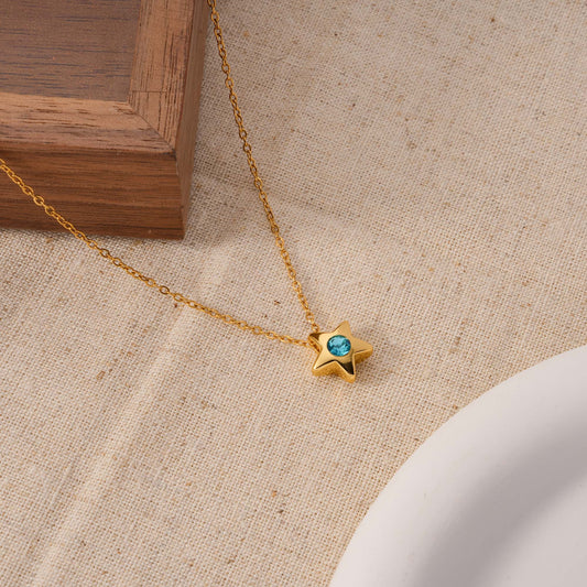 Collar inox chapado 103