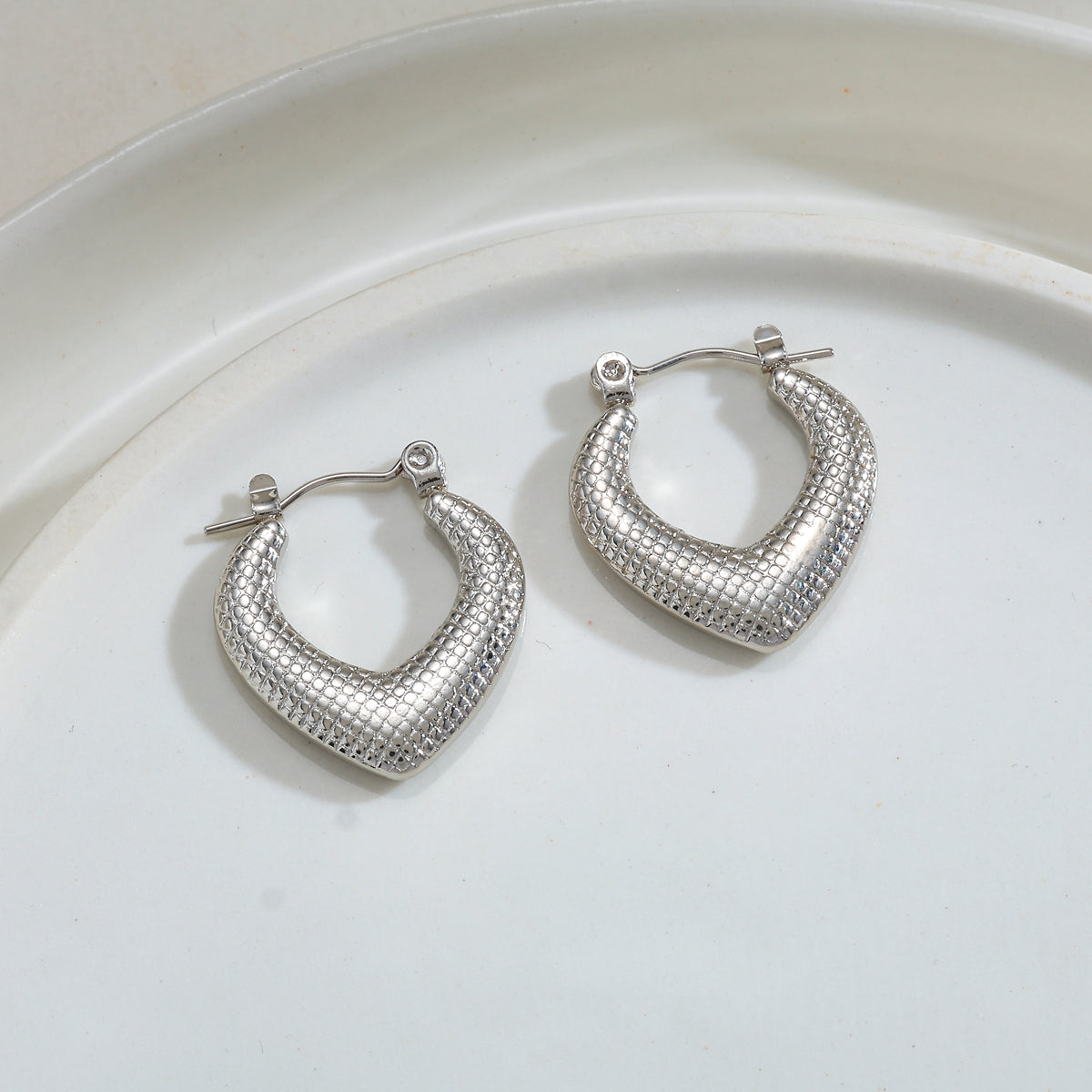 Aretes inox chapado 139