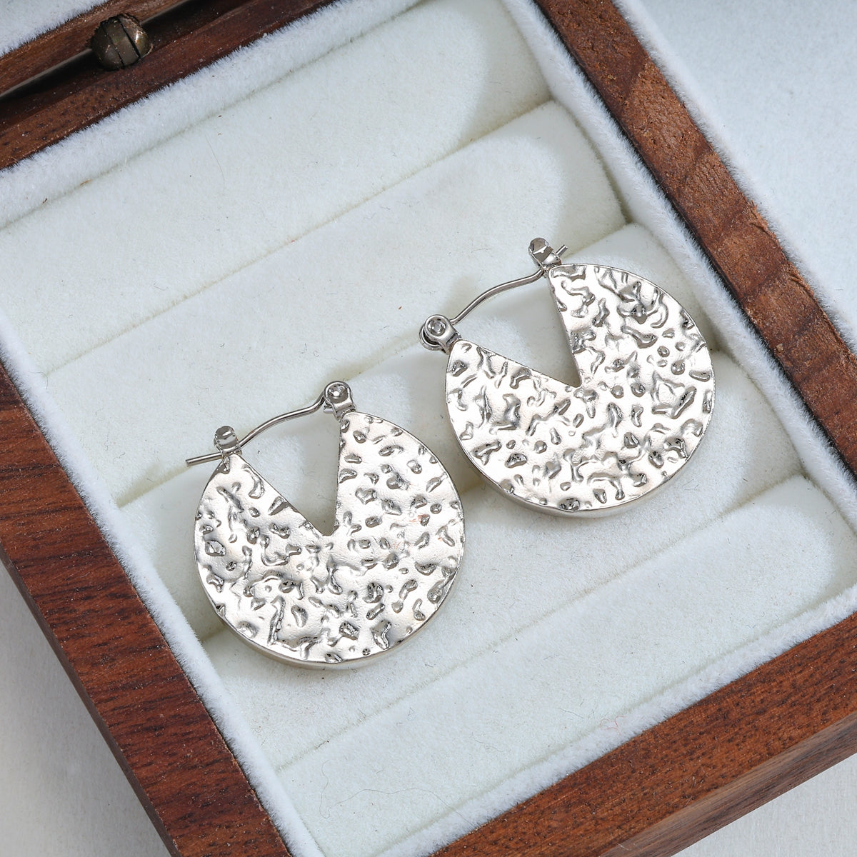 Aretes inox chapado 233