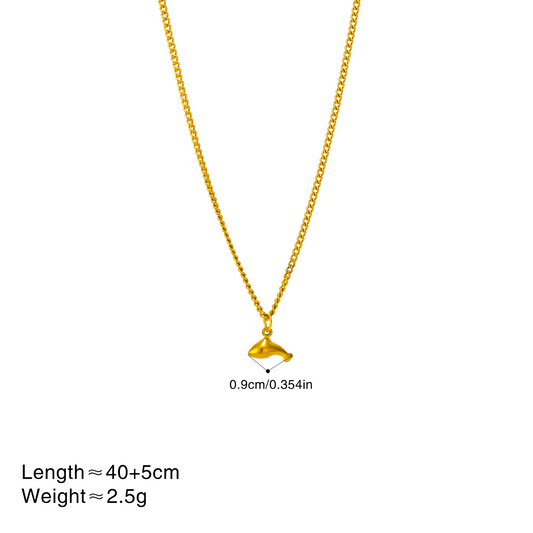 Collar inox chapado 128