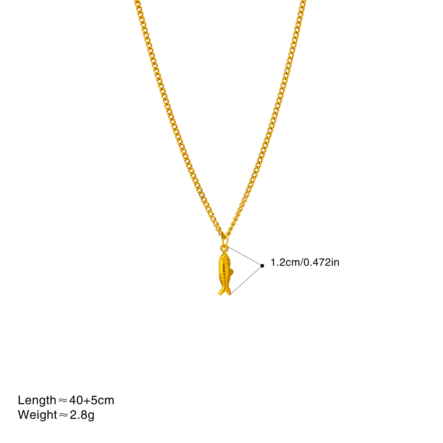 Collar inox chapado 212