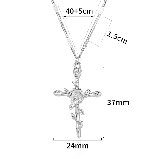 Collar inox chapado 192