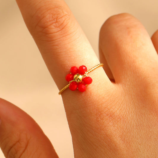 Anillo inox chapado 152