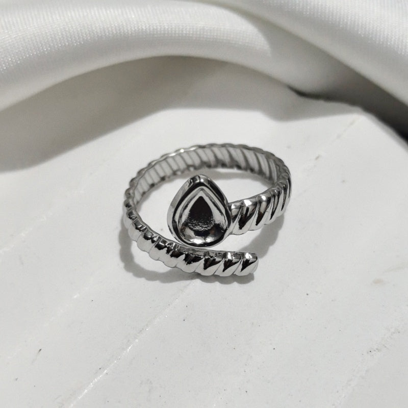Anillo inox chapado 42