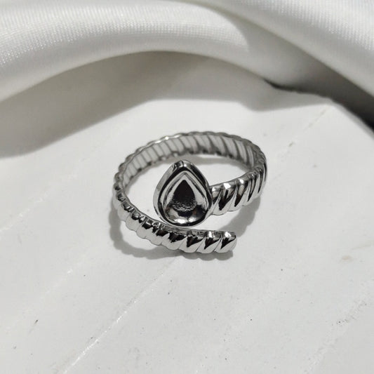 Anillo inox chapado 42