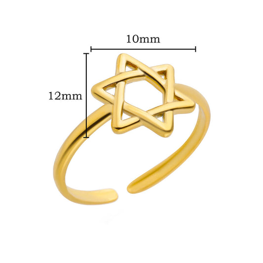 Anillo inox chapado 7