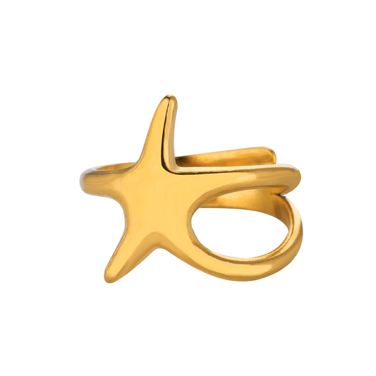Anillo inox chapado 11