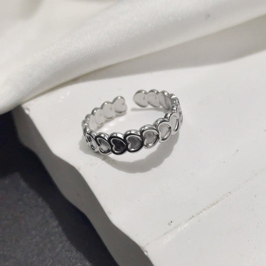Anillo inox chapado 58